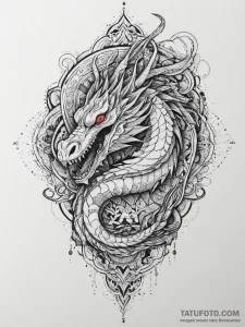 Tattoo sketch basilisk stare, concept art for... - эскиз тату (№1756584596_0, 30.08.2025 20:09) — Tatufoto.com