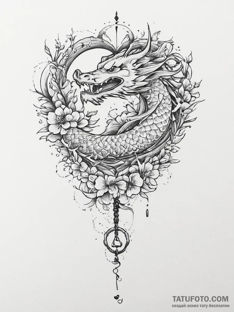 Tattoo sketch house key with a heart, tattoo... - эскиз тату (№1756588376_0, 30.08.2025 21:12) — Tatufoto.com