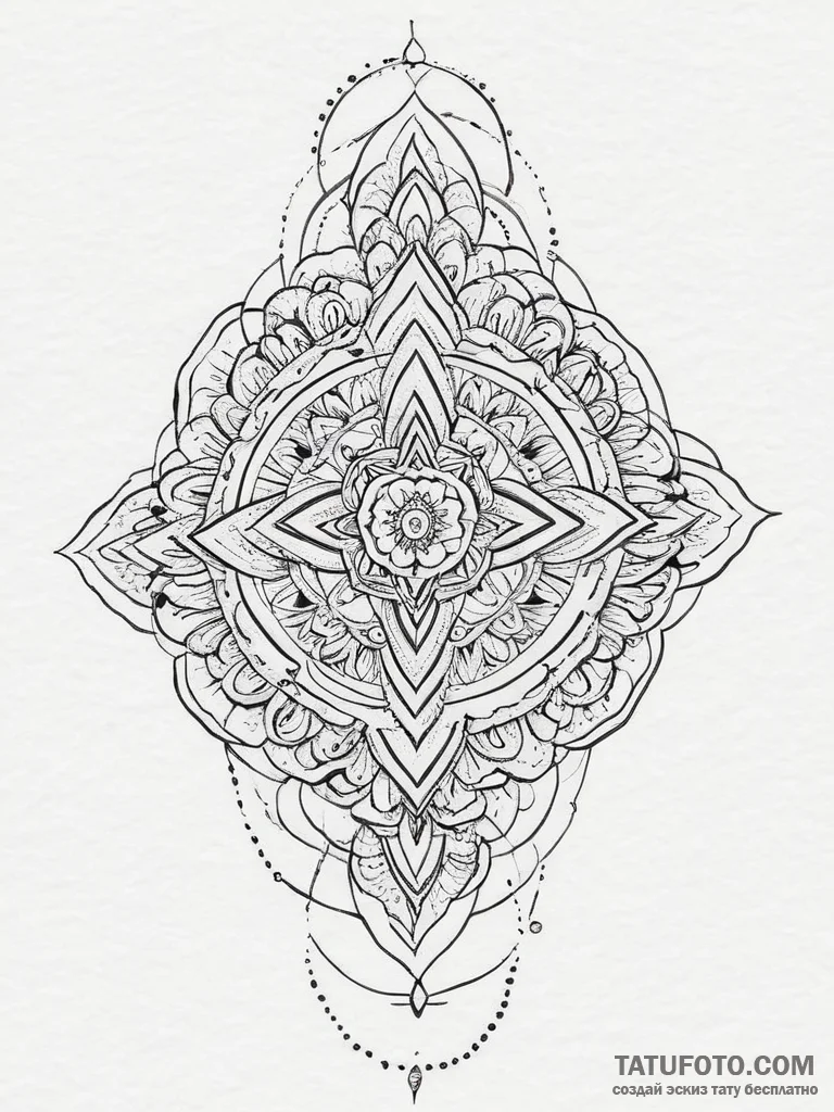 Tattoo sketch loop, tattoo flash sheet design... - эскиз тату (№1756589767_0, 30.08.2025 21:36) — Tatufoto.com