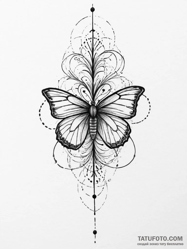 Tattoo sketch unit number, ink illustration f... - эскиз тату (№1756590983_0, 30.08.2025 21:56) — Tatufoto.com