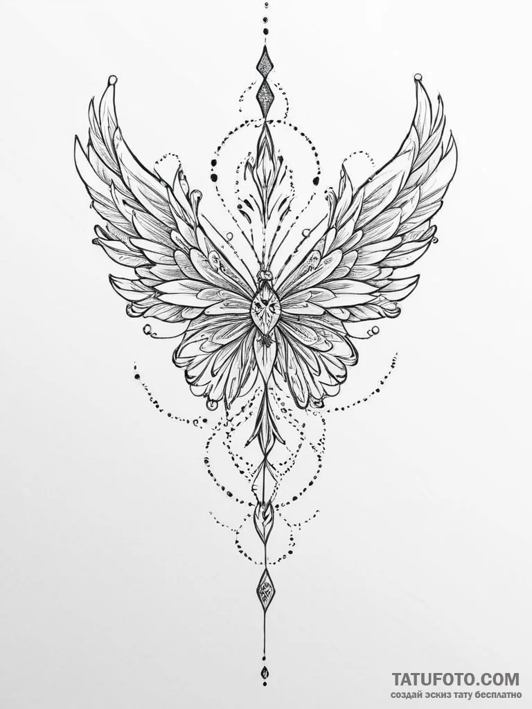 Tattoo sketch white - эскиз тату (№1756591379_0, 30.08.2025 22:02) — Tatufoto.com