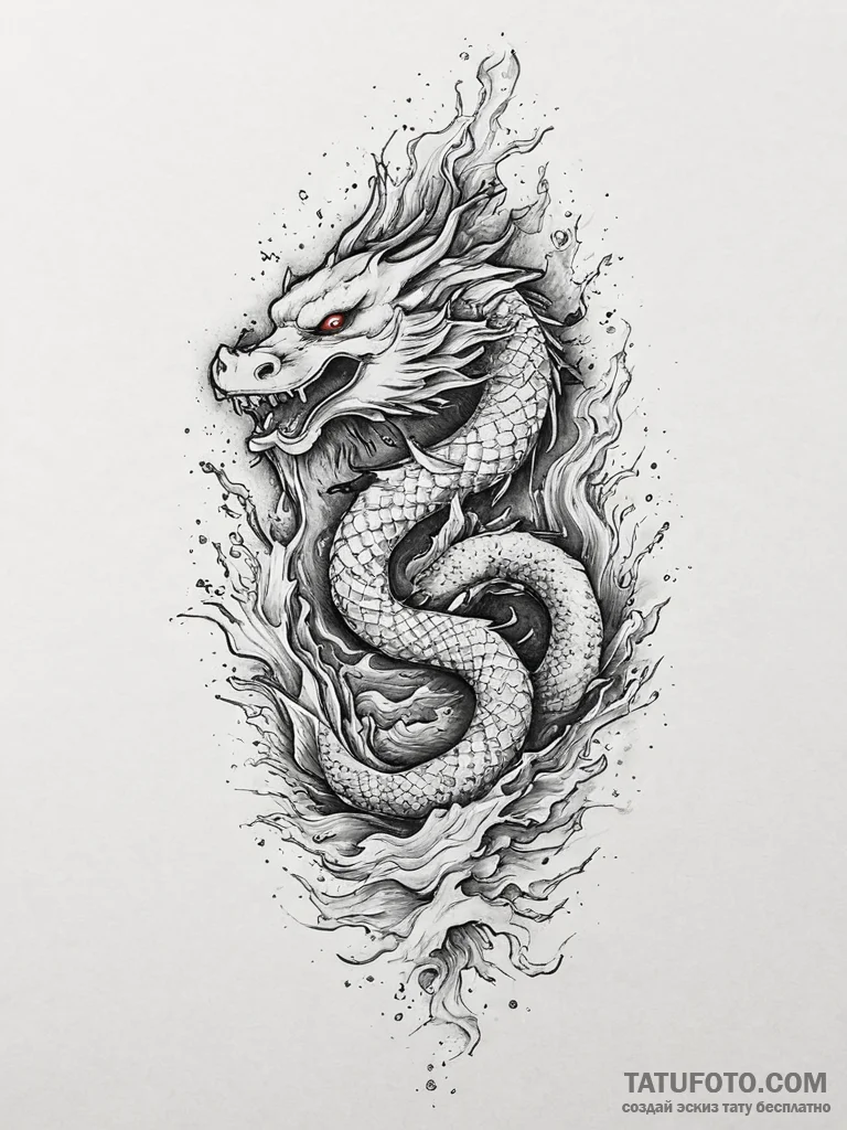 Tattoo sketch breath, ink illustration for ta... - эскиз тату (№1756594995_0, 30.08.2025 23:03) — Tatufoto.com