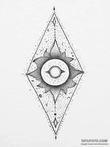 Tattoo sketch cosmic source, tattoo drawing o... - эскиз тату (№1756595605_0, 30.08.2025 23:13) — Tatufoto.com