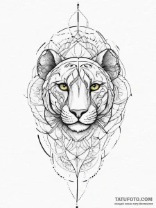 Tattoo sketch yellow, ink illustration for ta... - эскиз тату (№1756596619_0, 30.08.2025 23:30) — Tatufoto.com