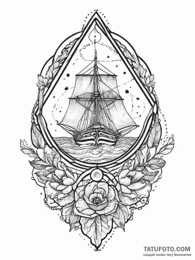 Tattoo sketch onyx, tattoo sketch design, on... - эскиз тату (№1756600084_0, 31.08.2025 00:28) — Tatufoto.com