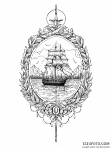 Tattoo sketch reflection, artistic tattoo ske... - эскиз тату (№1756600485_0, 31.08.2025 00:34) — Tatufoto.com