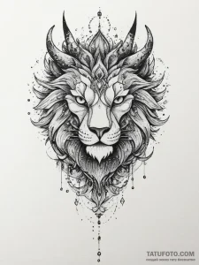 Tattoo sketch mythical beast tattoo, ink illu... - эскиз тату (№1756600883_0, 31.08.2025 00:41) — Tatufoto.com