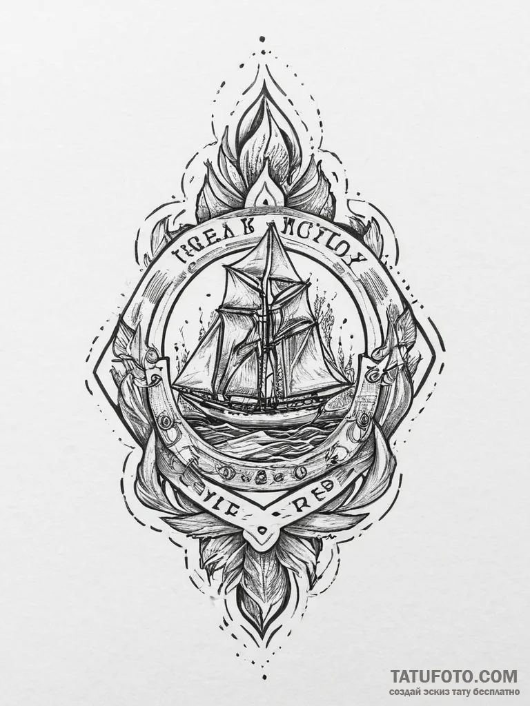 Tattoo sketch огонь, concept art for tattoo,... - эскиз тату (№1756603320_0, 31.08.2025 01:22) — Tatufoto.com