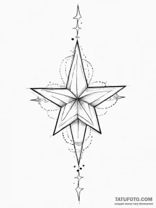 Tattoo sketch звезды - эскиз тату (№1756607571_0, 31.08.2025 02:32) — Tatufoto.com