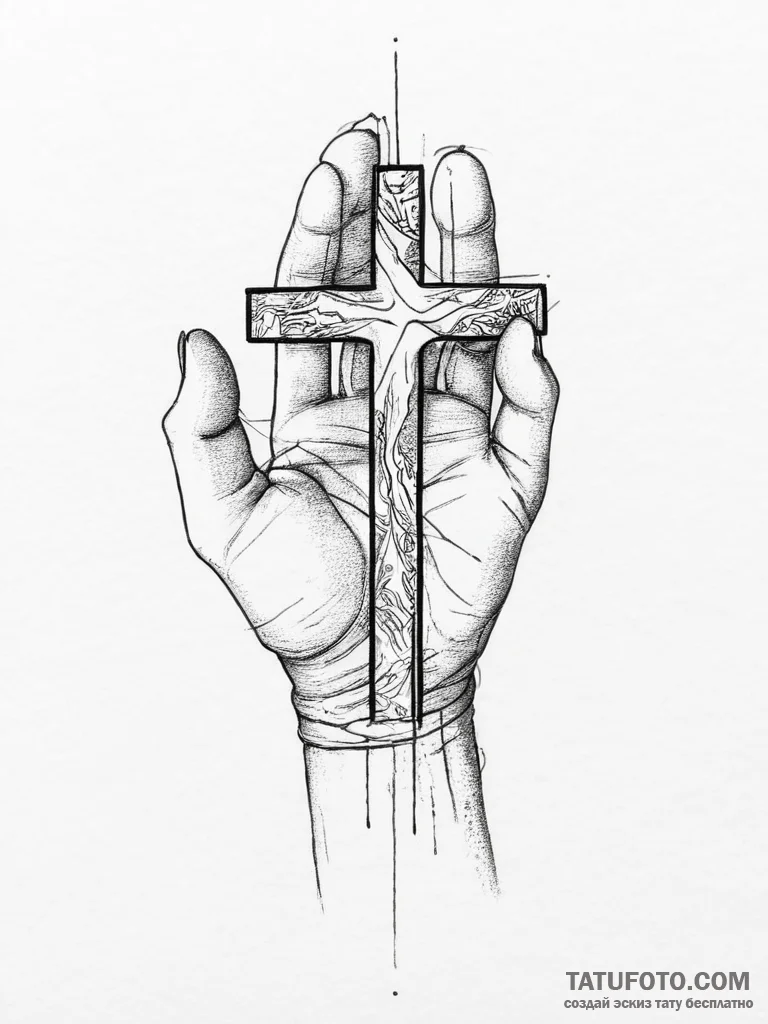 Tattoo sketch hands with a map, tattoo drawin... - эскиз тату (№1756612383_0, 31.08.2025 03:53) — Tatufoto.com