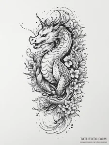 Tattoo sketch unicorn, tattoo flash sheet des... - эскиз тату (№1756613172_0, 31.08.2025 04:06) — Tatufoto.com