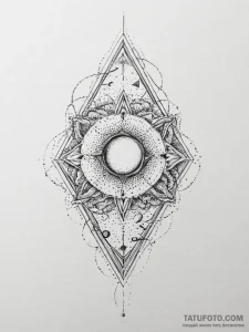Tattoo sketch cosmic essence, tattoo sketch d... - эскиз тату (№1756613986_0, 31.08.2025 04:19) — Tatufoto.com