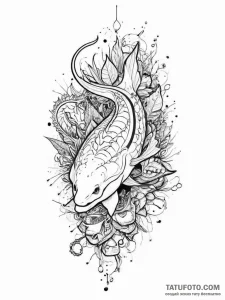 Tattoo sketch sturgeon, tattoo flash sheet de... - эскиз тату (№1756615189_0, 31.08.2025 04:39) — Tatufoto.com