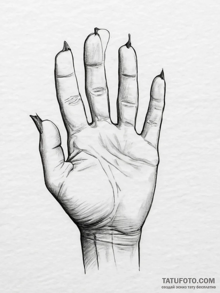 Tattoo sketch imperfect, concept art for tatt... - эскиз тату (№1756615384_0, 31.08.2025 04:43) — Tatufoto.com