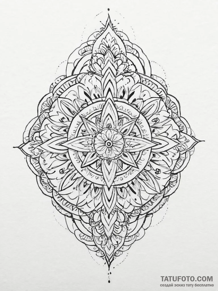 Tattoo sketch spirit of the forest, artistic... - эскиз тату (№1756618980_0, 31.08.2025 05:43) — Tatufoto.com