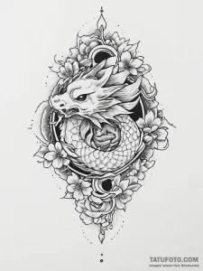 Tattoo sketch роза ветров, tattoo line art, o... - эскиз тату (№1756620796_0, 31.08.2025 06:13) — Tatufoto.com
