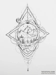 Tattoo sketch universe - эскиз тату (№1756621410_0, 31.08.2025 06:23) — Tatufoto.com