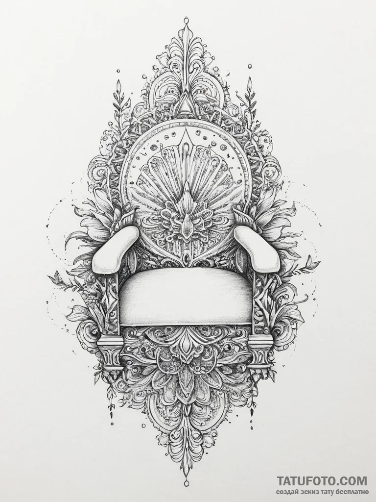 Tattoo sketch throne, tattoo drawing outline,... - эскиз тату (№1756621605_0, 31.08.2025 06:26) — Tatufoto.com