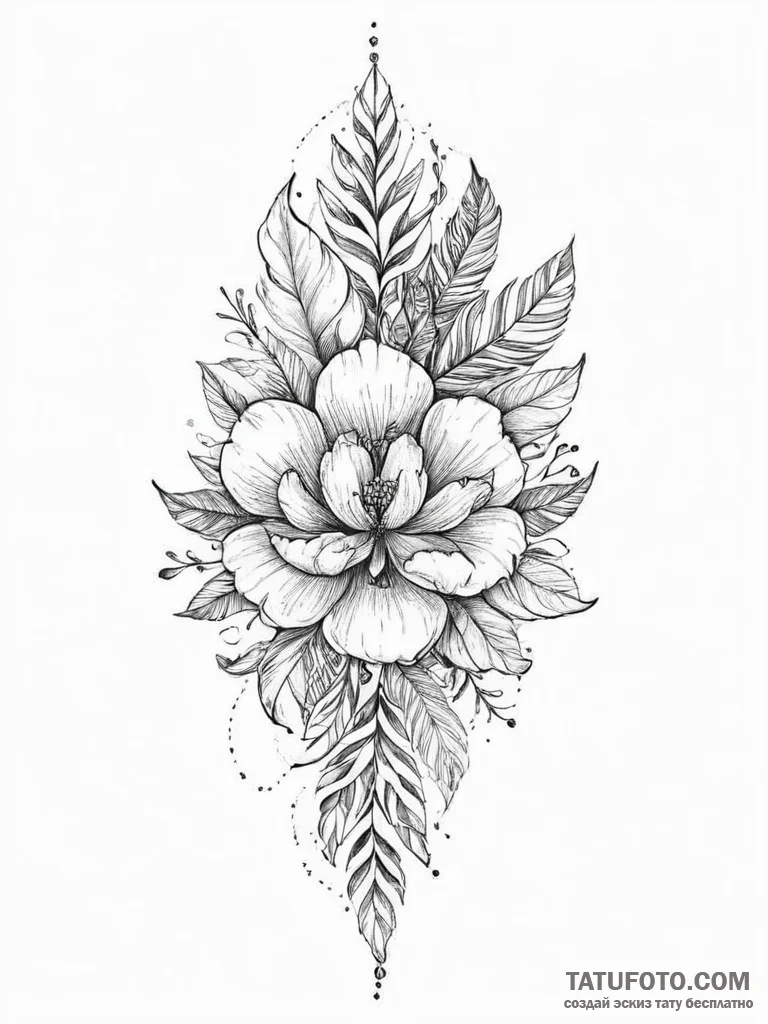 Tattoo sketch узор в виде дельфина - эскиз тату (№1756623411_0, 31.08.2025 06:56) — Tatufoto.com