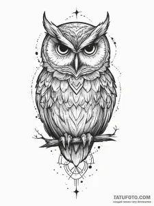 Tattoo sketch owl tattoo, tattoo flash sheet... - эскиз тату (№1756624611_0, 31.08.2025 07:16) — Tatufoto.com