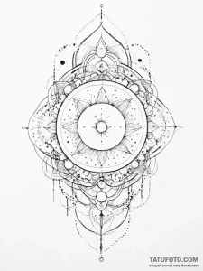 Tattoo sketch cosmic essence - эскиз тату (№1756627822_0, 31.08.2025 08:10) — Tatufoto.com
