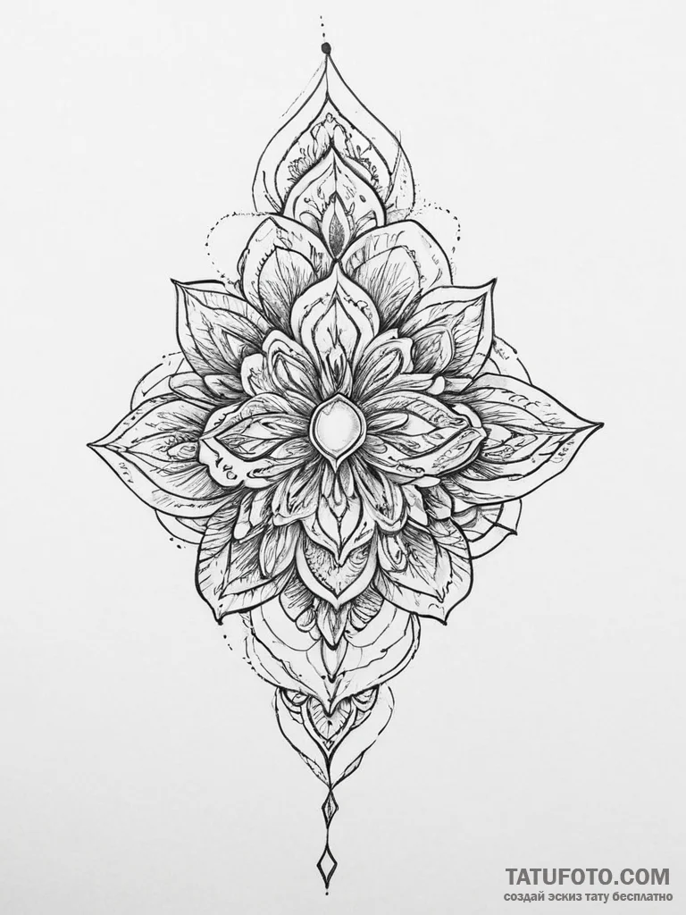 Tattoo sketch якорь - эскиз тату (№1756628029_0, 31.08.2025 08:13) — Tatufoto.com