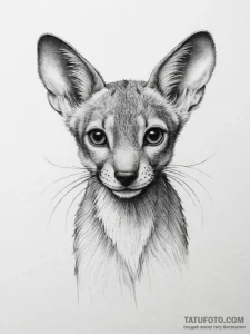 животные, artistic tattoo sketch, black and g... - эскиз тату (№1756631446_0, 31.08.2025 09:10) — Tatufoto.com
