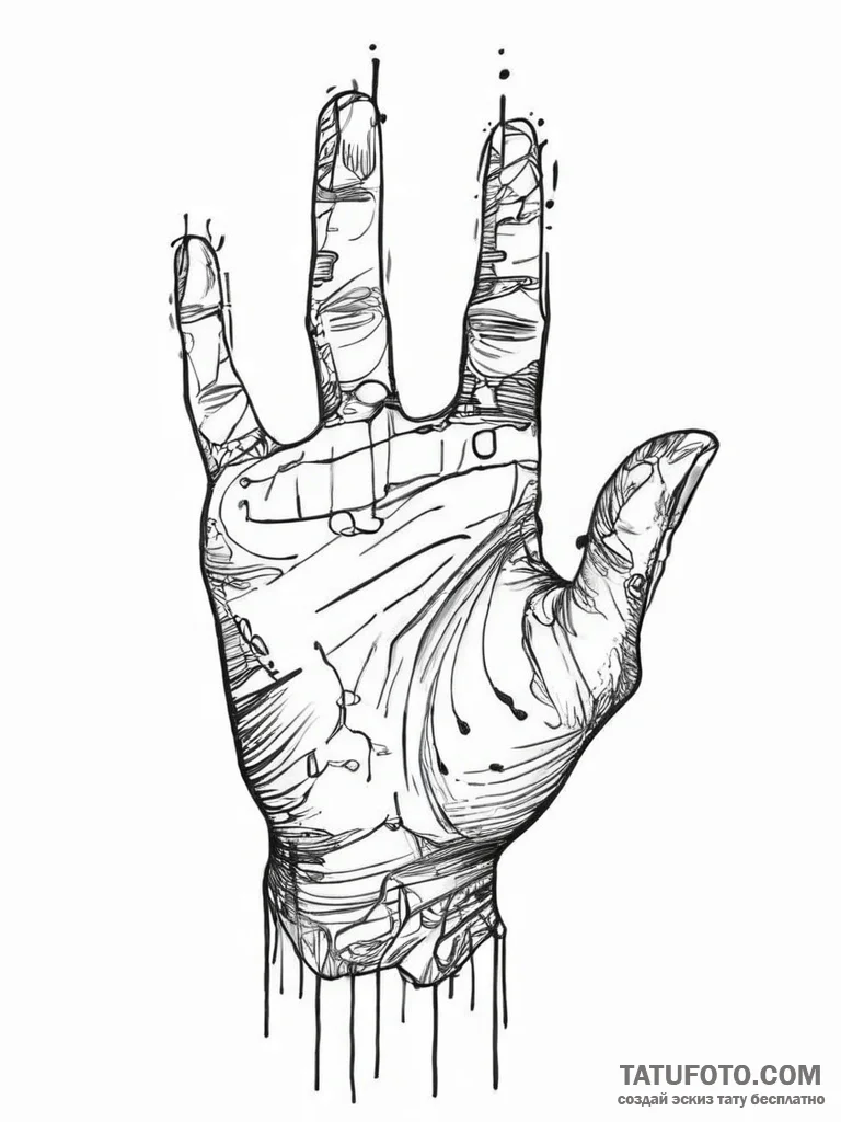 Tattoo sketch hands with a paper, tattoo sket... - эскиз тату (№1756636468_0, 31.08.2025 10:34) — Tatufoto.com