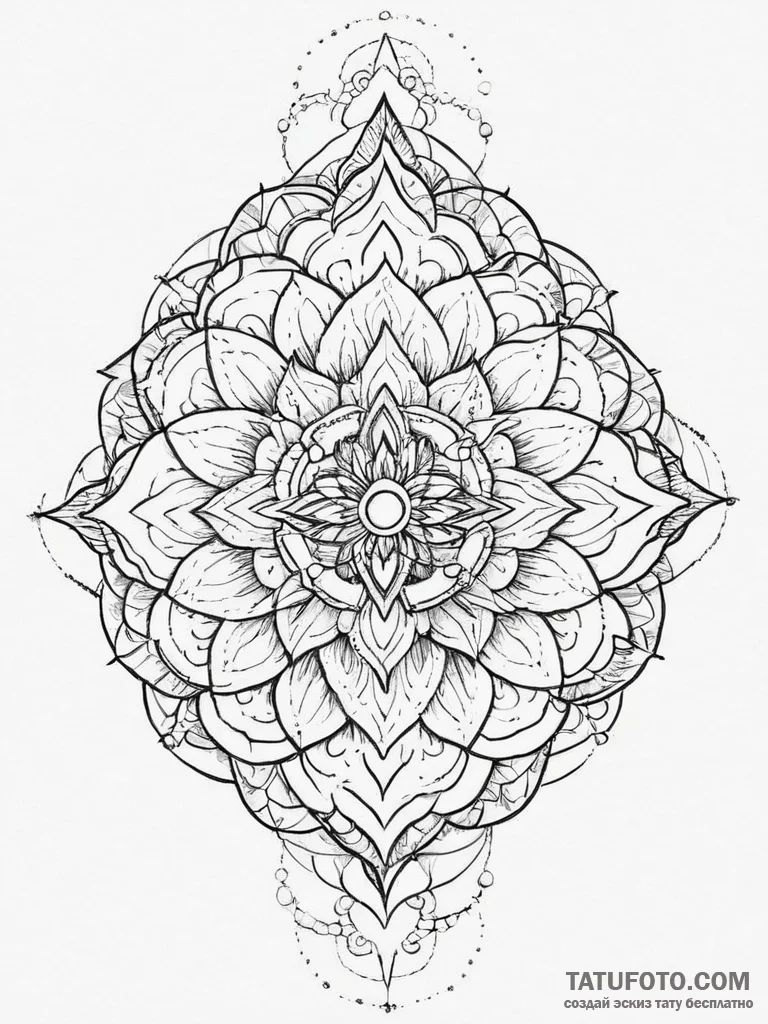 Tattoo sketch chosen one, artistic tattoo ske... - эскиз тату (№1756636663_0, 31.08.2025 10:37) — Tatufoto.com