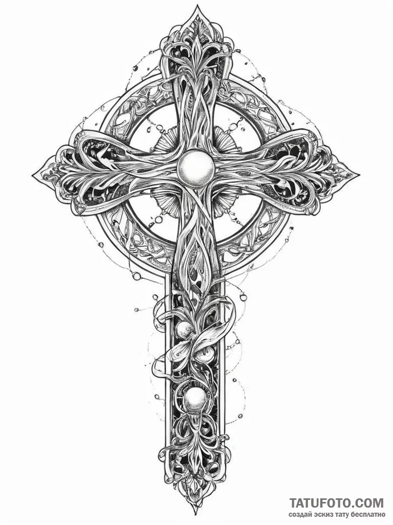 Tattoo sketch cosmic story, artistic tattoo s... - эскиз тату (№1756636864_0, 31.08.2025 10:41) — Tatufoto.com