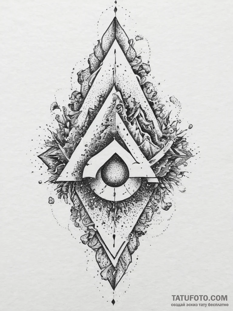 Tattoo sketch raidho rune with a map, tattoo... - эскиз тату (№1756645107_0, 31.08.2025 12:58) — Tatufoto.com