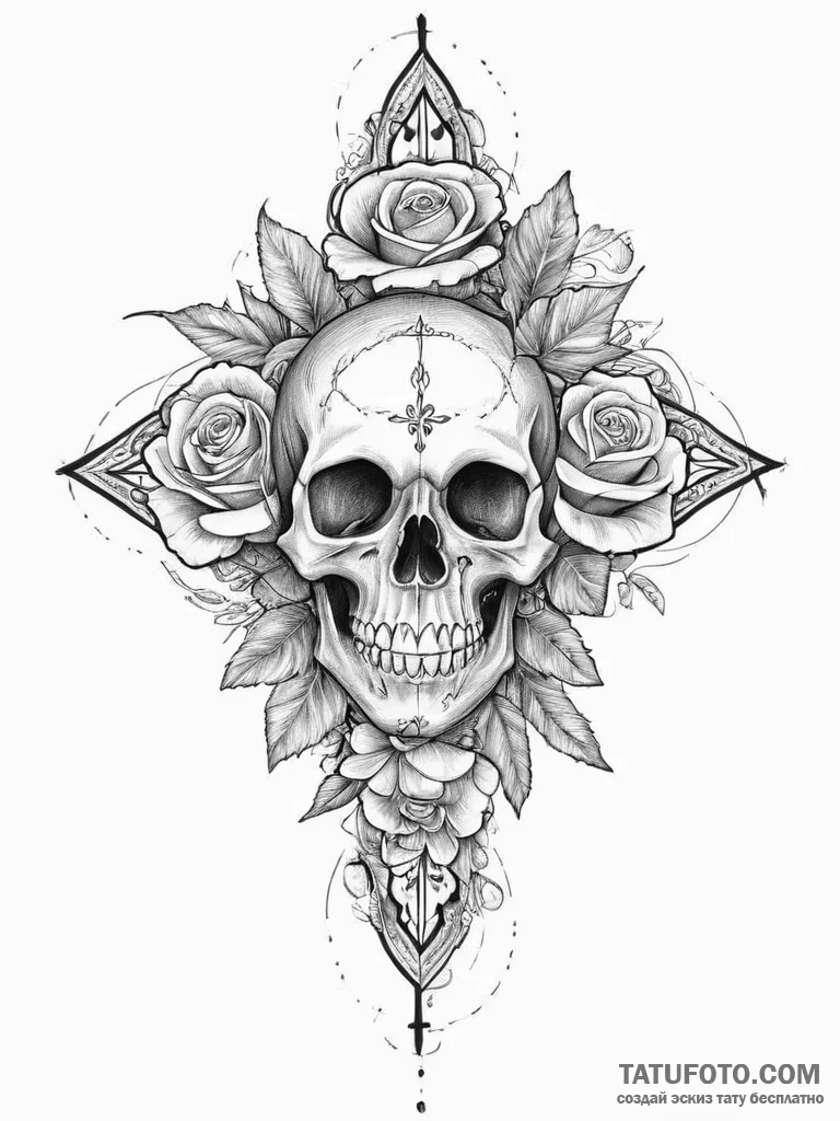 Tattoo sketch carrot flower, concept art for... - эскиз тату (№1756645505_0, 31.08.2025 13:05) — Tatufoto.com