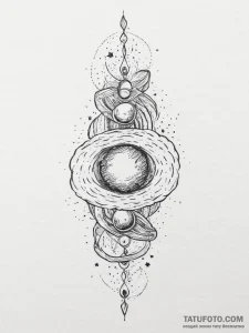 Tattoo sketch cosmic kingdom, artistic tattoo... - эскиз тату (№1756646905_0, 31.08.2025 13:28) — Tatufoto.com