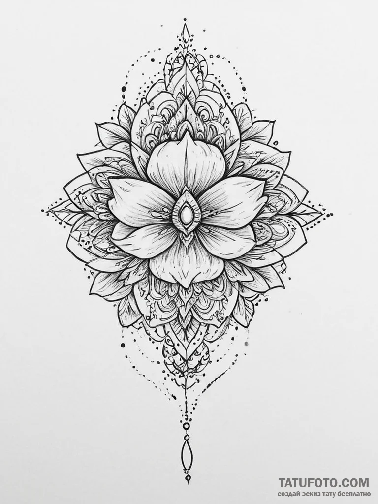 Tattoo sketch white - эскиз тату (№1756652740_0, 31.08.2025 15:05) — Tatufoto.com