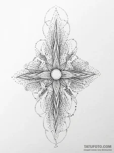 Tattoo sketch blessed existence, concept art... - эскиз тату (№1756654543_0, 31.08.2025 15:35) — Tatufoto.com
