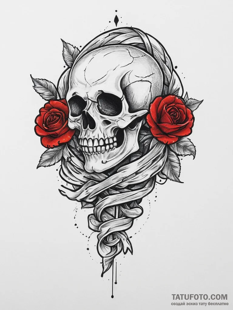 Tattoo sketch soldier with a knot, tattoo ske... - эскиз тату (№1756655150_0, 31.08.2025 15:45) — Tatufoto.com