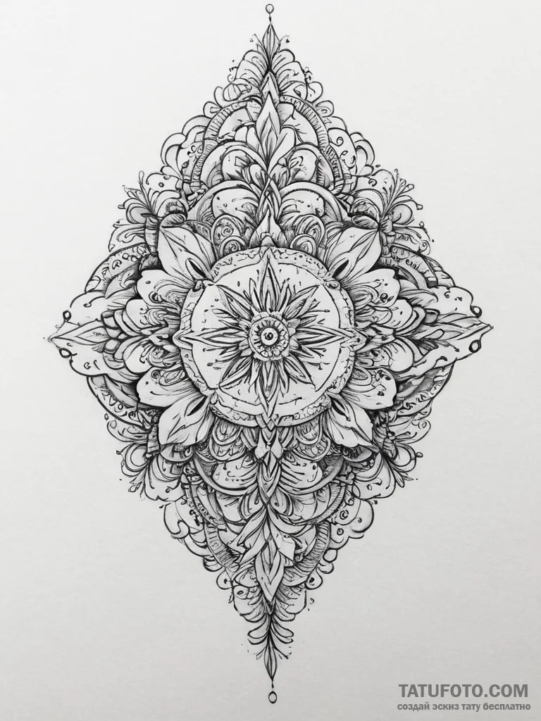 Tattoo sketch mystical tale, tattoo flash she... - эскиз тату (№1756657167_0, 31.08.2025 16:19) — Tatufoto.com