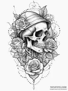 Tattoo sketch soldier with a pen, concept art... - эскиз тату (№1756657361_0, 31.08.2025 16:22) — Tatufoto.com