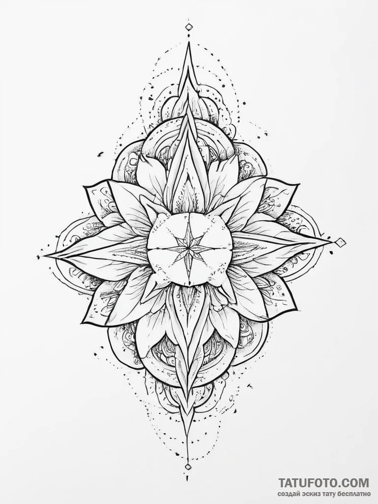 Tattoo sketch stargazer - эскиз тату (№1756665582_0, 31.08.2025 18:39) — Tatufoto.com