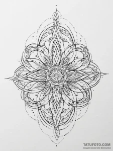 Tattoo sketch feather star, tattoo sketch des... - эскиз тату (№1756669388_0, 31.08.2025 19:43) — Tatufoto.com