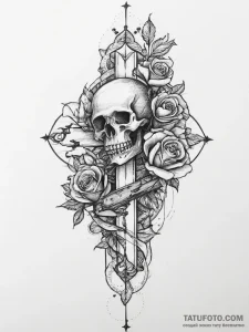 Tattoo sketch hands with a pencil, tattoo lin... - эскиз тату (№1756683523_0, 31.08.2025 23:38) — Tatufoto.com