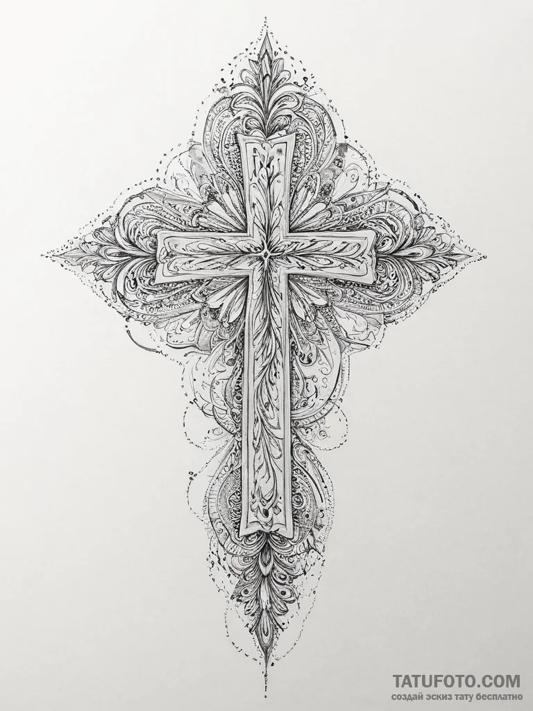 Tattoo sketch expression, ink illustration fo... - эскиз тату (№1756685685_0, 01.09.2025 00:14) — Tatufoto.com
