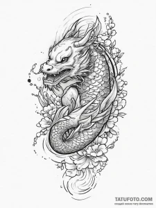Tattoo sketch fairy tattoo, concept art for t... - эскиз тату (№1756686875_0, 01.09.2025 00:34) — Tatufoto.com
