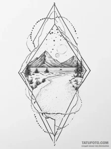 Tattoo sketch sand - эскиз тату (№1756689644_0, 01.09.2025 01:20) — Tatufoto.com