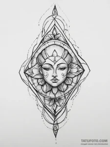 Tattoo sketch powerful amulet, tattoo sketch... - эскиз тату (№1756690241_0, 01.09.2025 01:30) — Tatufoto.com