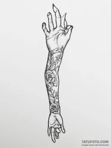 Tattoo sketch arm - эскиз тату (№1756690822_0, 01.09.2025 01:40) — Tatufoto.com