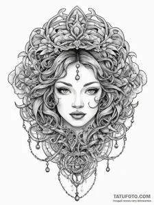 Tattoo sketch lock, concept art for tattoo, s... - эскиз тату (№1756697753_0, 01.09.2025 03:35) — Tatufoto.com