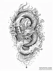 Tattoo sketch blessed self, tattoo sketch des... - эскиз тату (№1756699360_0, 01.09.2025 04:02) — Tatufoto.com