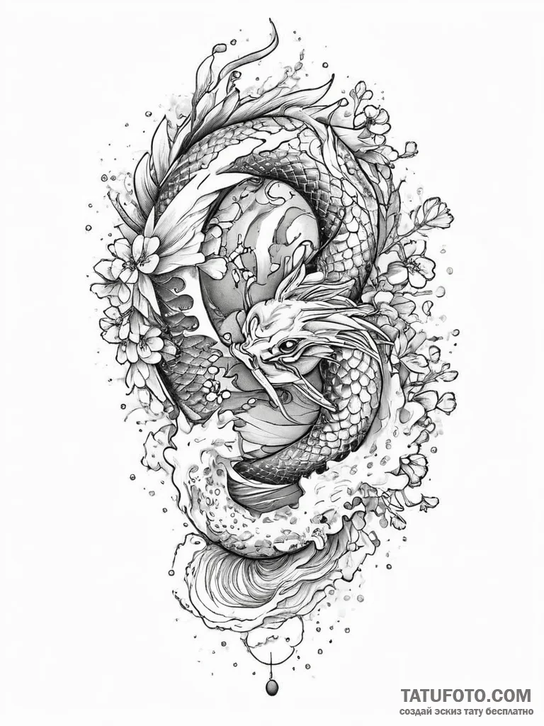 Tattoo sketch blessed self, tattoo sketch des... - эскиз тату (№1756699360_0, 01.09.2025 04:02) — Tatufoto.com