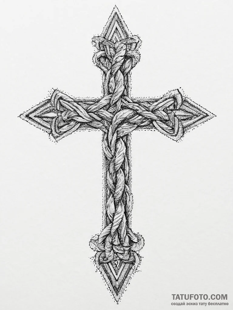 Tattoo sketch rope, artistic tattoo sketch, o... - эскиз тату (№1756699555_0, 01.09.2025 04:05) — Tatufoto.com